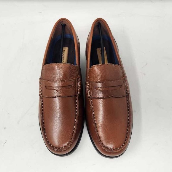 Men\'s 9.5 Rockport Preston penny loafers in Tan Tumbled CI7651 main image 7